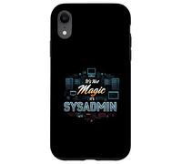 It's Not Magic It's SysAdmin Funny IT Tech Administrator Coque pour iPhone XR