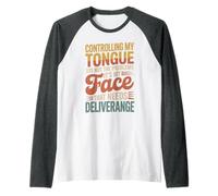 It's Not My Tongue It's My Face That's The Issue - Manche Raglan