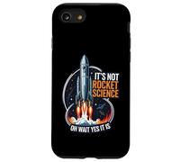 It's Not Rocket Science Funny Space Launch Design Coque pour iPhone SE (2020) / 7/8