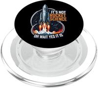 It's Not Rocket Science Funny Space Launch Design PopSockets PopGrip pour MagSafe
