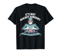 It's Not Rocket Surgery Funny Scientist Malaphor Meme T-Shirt