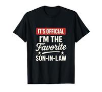 It's Official I'm The Favorite Son in Law Cadeau Humour T-Shirt