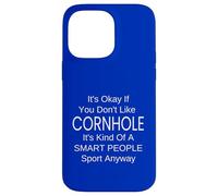 It's Ok If You Don't Like Cornhole Player Pouf poire amusant Coque pour iPhone 14 Pro Max