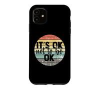 It's ok Not to be ok Vintage Mental Health Awareness Coque pour iPhone 11