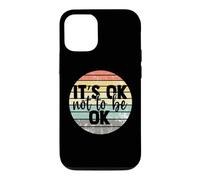 It's ok Not to be ok Vintage Mental Health Awareness Coque pour iPhone 12/12 Pro