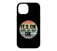 It's ok Not to be ok Vintage Mental Health Awareness Coque pour iPhone 14