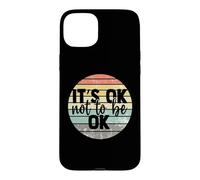 It's ok Not to be ok Vintage Mental Health Awareness Coque pour iPhone 15 Plus
