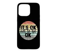 It's ok Not to be ok Vintage Mental Health Awareness Coque pour iPhone 15 Pro Max
