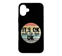 It's ok Not to be ok Vintage Mental Health Awareness Coque pour iPhone 16 Plus