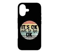 It's ok Not to be ok Vintage Mental Health Awareness Coque pour iPhone 17