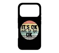 It's ok Not to be ok Vintage Mental Health Awareness Coque pour iPhone 17 Pro
