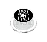 It's Ok Not to Fit in Individualité Motivation Inadaptée PopSockets PopGrip pour MagSafe