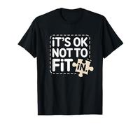 It's Ok Not to Fit in Individualité Motivation Inadaptée T-Shirt