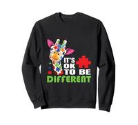 It's OK to Be Different Girafe Autisme Sensibilisation Parent Enfants Sweatshirt
