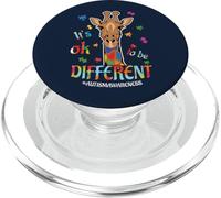 It's Ok to Be Different Girafe Puzzle Sensibilisation à l'Autisme PopSockets PopGrip pour MagSafe