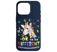 It's Ok to Be Different Puzzle Girafe Autisme Sensibilisation Coque pour iPhone 16 Pro
