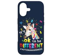 It's Ok to Be Different Puzzle Girafe Autisme Sensibilisation Coque pour iPhone 17