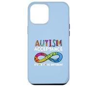 It's Ok to Be Different Symbole de l'infini Acceptation de l'Autisme Coque pour iPhone 12 Pro Max