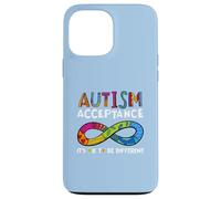 It's Ok to Be Different Symbole de l'infini Acceptation de l'Autisme Coque pour iPhone 13 Pro Max