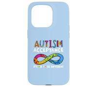 It's Ok to Be Different Symbole de l'infini Acceptation de l'Autisme Coque pour iPhone 15 Pro