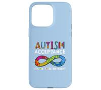 It's Ok to Be Different Symbole de l'infini Acceptation de l'Autisme Coque pour iPhone 15 Pro Max