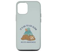 It's OK to Go Slow - ME/CFS Awareness - Paresseux, Tortue, Escargot Coque pour iPhone 12/12 Pro