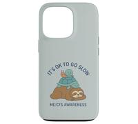 It's OK to Go Slow - ME/CFS Awareness - Paresseux, Tortue, Escargot Coque pour iPhone 13 Pro