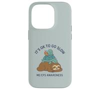 It's OK to Go Slow - ME/CFS Awareness - Paresseux, Tortue, Escargot Coque pour iPhone 14 Pro