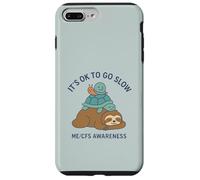 It's OK to Go Slow - ME/CFS Awareness - Paresseux, Tortue, Escargot Coque pour iPhone 7 Plus/8 Plus