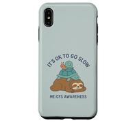 It's OK to Go Slow - ME/CFS Awareness - Paresseux, Tortue, Escargot Coque pour iPhone XS Max
