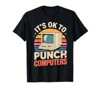It's Ok to Punch Computers Rage du Programmeur T-Shirt