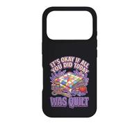 It's Okay If All You Did Today Was Quilting Graphic Coque pour iPhone 17 Pro