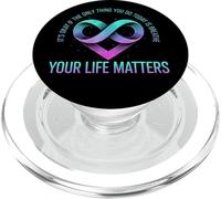 It's Okay If The Only Thing You DO Today is Breathe PopSockets PopGrip pour MagSafe
