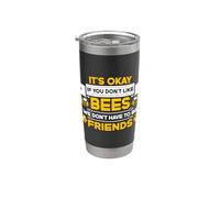 It's Okay If You Don't Like Bees We Bee Whisperer Apiculture Gobelet isotherme en acier inoxydable double paroi