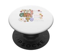 It's Okay to Start Over Make Mistakes Boho Floral Femme Homme PopSockets PopGrip Adhésif