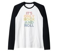 It's Only Rock and Roll Concert Rock Vieilli Vintage années 70 Manche Raglan
