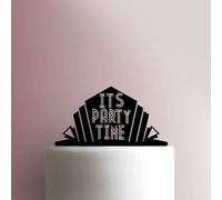 Its Party Time Décoration de gâteau en acrylique Blanc 17,8 cm de large