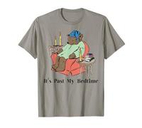 It's Past My Bedtime Bear Making a Nap Next to Books T-Shirt
