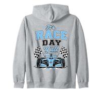 Its Race Day Yall Racing Performance Drapeau à Damier Assorti Sweat à Capuche