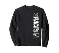 Its Race Day Yall Racing Performance Drapeau à Damier Assorti Sweatshirt