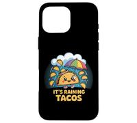 It's Raining Tacos Cute Kawaii Funny Sombrero Design Coque pour iPhone 16 Pro Max