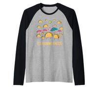 It's Raining Tacos Funny Taco Lovers Kids Girls Boys Manche Raglan