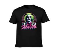 It's Showtime Retro Neon T-Shirt Animal prinfor Boys Short Sleeve Tee Baggy Shirts Sweat Shirts Men