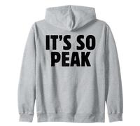 It's So Peak Funny Gen Z Slang Trendy Minimalist Meme Citation Sweat à Capuche