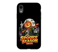 It's Spooky Season Bruh Pumpkin Squelette Halloween Coque pour iPhone XR