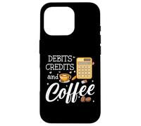 It's Tax Season Debits Credits & Coffee Cup Funny Accountant Coque pour iPhone 16 Pro