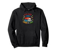 It's Test Time Cram And Jam Enseignant Motivation Fun Sweat à Capuche