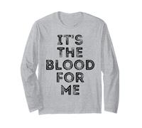 It's The Blood for Me Jésus Pâques Chrétien Hommes Femmes Enfants Manche Longue