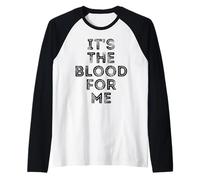 It's The Blood for Me Jésus Pâques Chrétien Hommes Femmes Enfants Manche Raglan