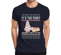 It's The Most Wonderful Christmas Cookie Tree Sprinkles Cadeau T-shirt pour homme, bleu marine, M